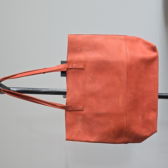 NWT ABLE Mamuye Classic Tote In Red Fox - Picture 3 of 7